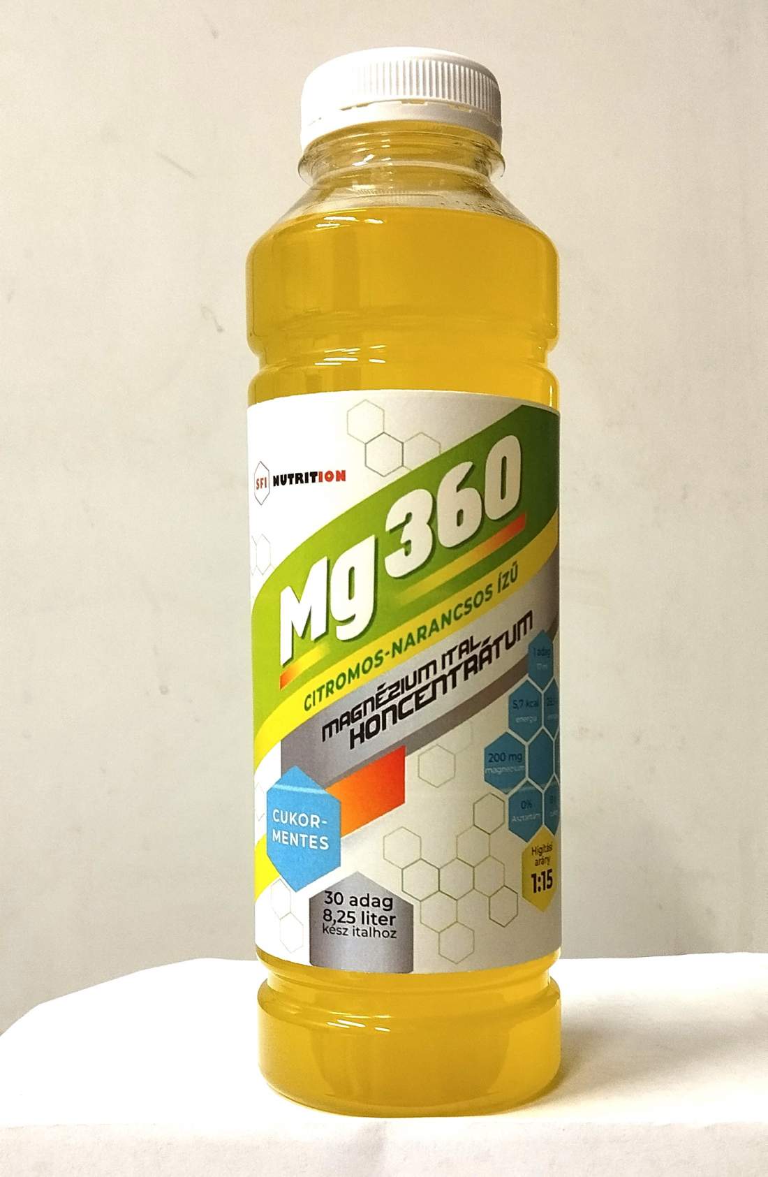 Mg 360 cukormentes magnézium koncentrátum citromos ízű