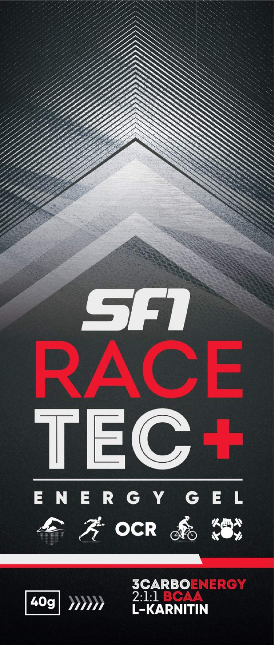 SF1 RaceTec plus energiagél BCAA aminosavakkal